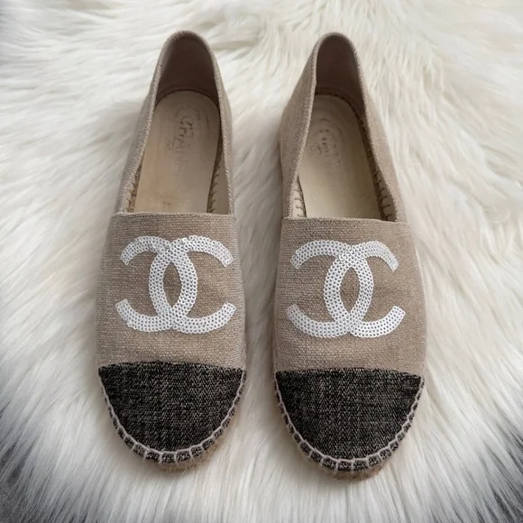 chanel sequins espadrilles size 40 - Picture 3 of 10
